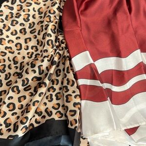 Frazier Sterling | Leopard & Geo Pattered Scarfs